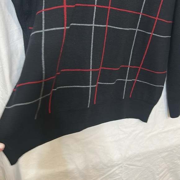 7 Downie Street Made in Italy Merino Wool Blend Crew Neck Striped Sweater XXL - Picture 11 of 16